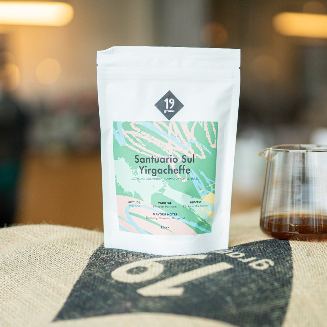 19grams Fazenda Santuàrio Sul Yirgacheffe - Brasilien Filter 200g