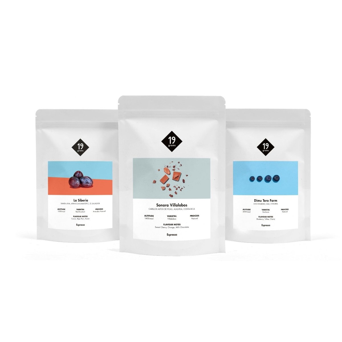 Dein 19grams Kaffee Probierset Espresso