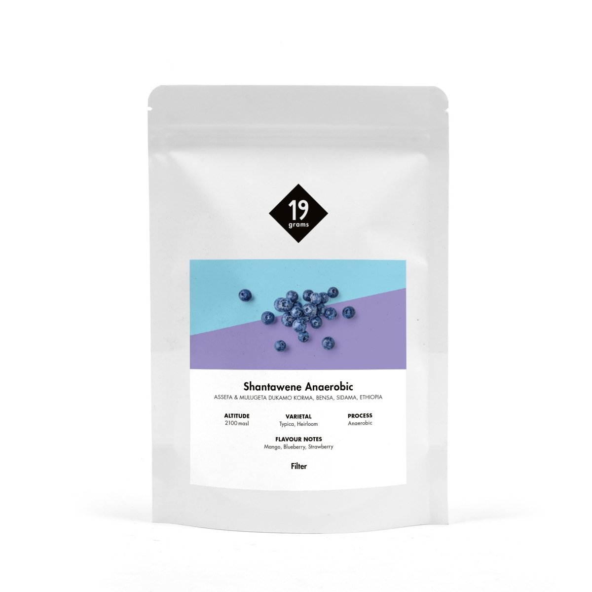 Deine 250g 19grams Shantawene Anaerobic - Äthiopien Filter Tüte