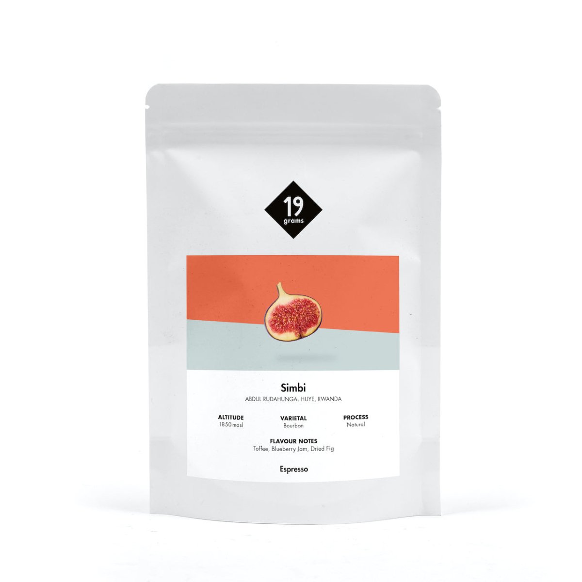 Deine 250g Tüte Simbi Natural Ruanda Espresso