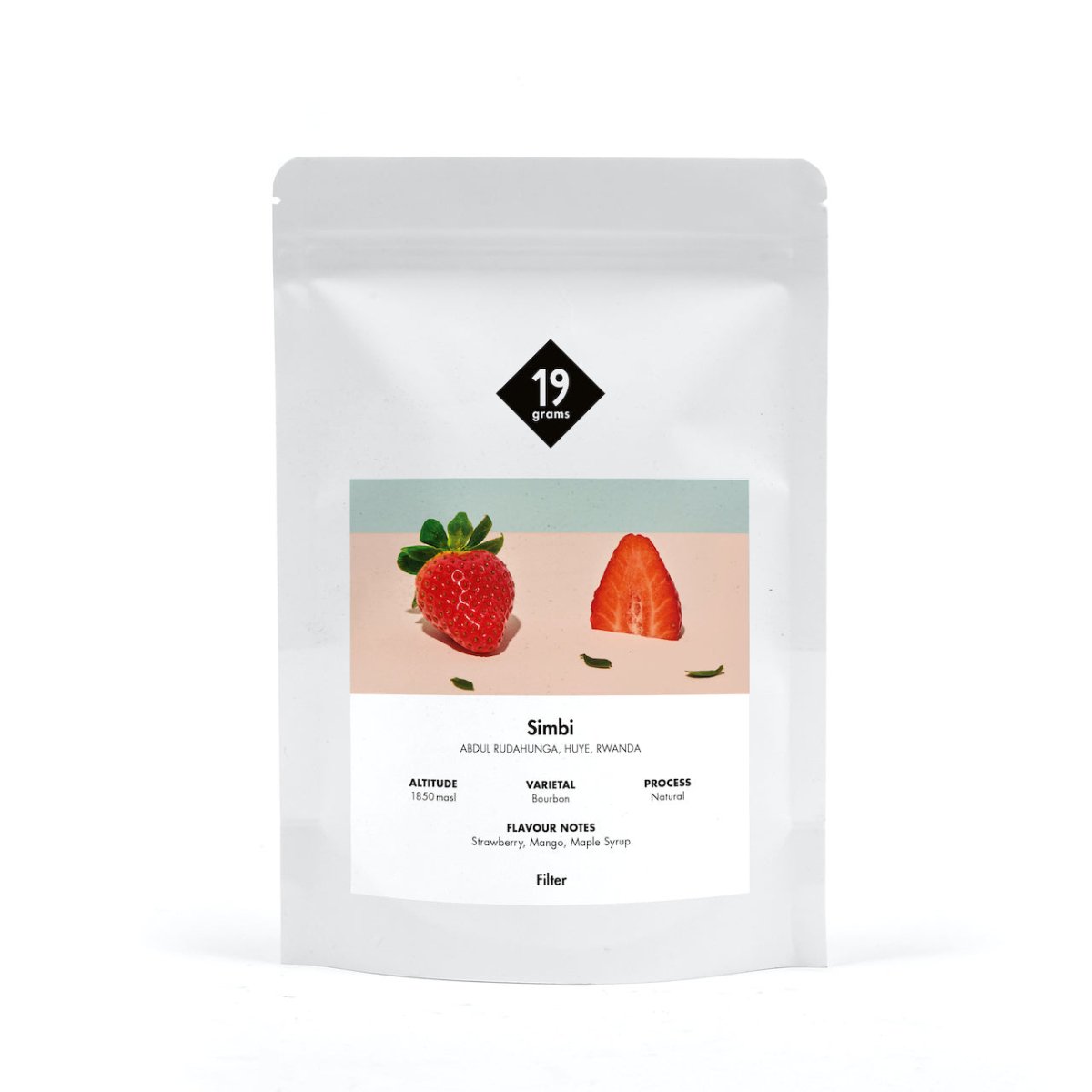 Deine 250g Tüte Simbi Natural Ruanda Filter Kaffee