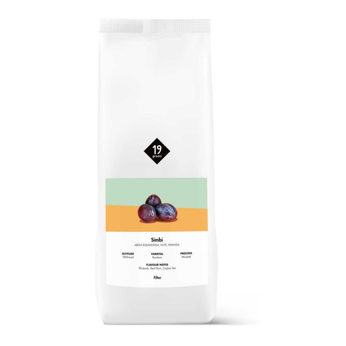 Deine 1000g Tüte Simbi Washed Ruanda Filter Kaffee