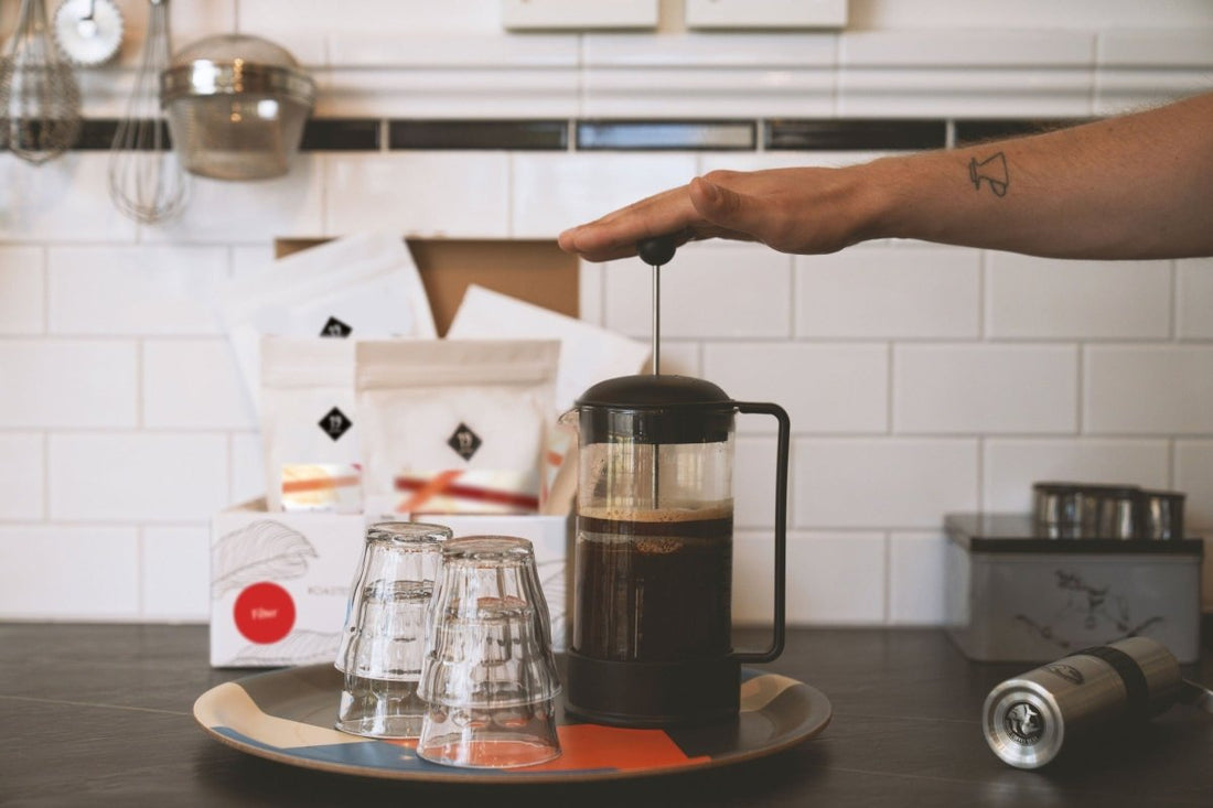 Projektkaffee 2022 im Fokus Frenchpress