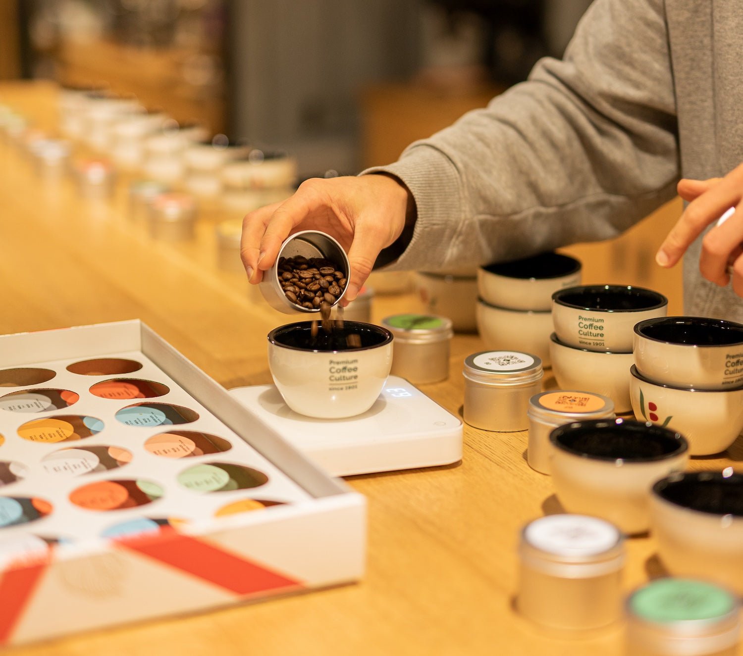Cupping Vorbereitung Adventskalender