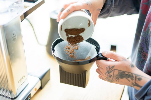 Moccamaster filterhalter in 19grams training room