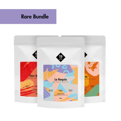 A bundle of rare coffees from 19grams