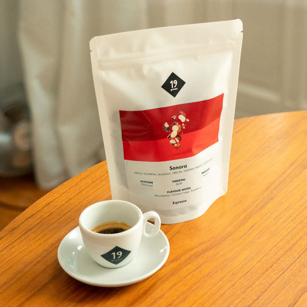 19grams Sonora SL288 Espresso mit frischem Espresso