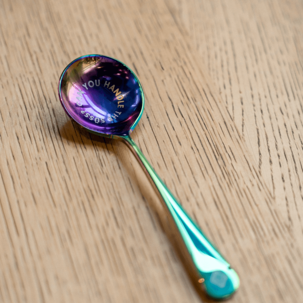 19grams Rainbow Cupping Löffel mit Can you handle the süss