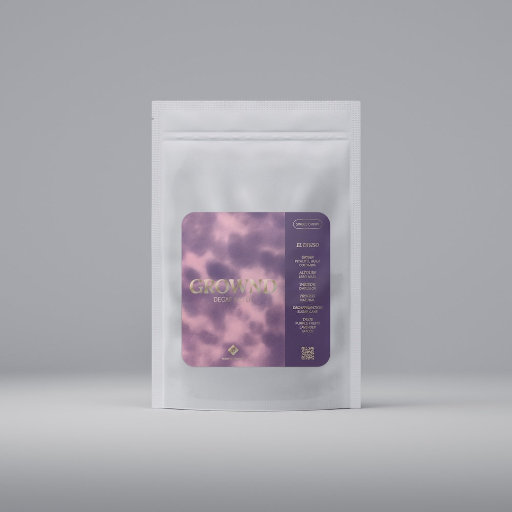El Diviso Kolumbien 19grams – Produktmockup Kaffeeverpackung Specialty Coffee