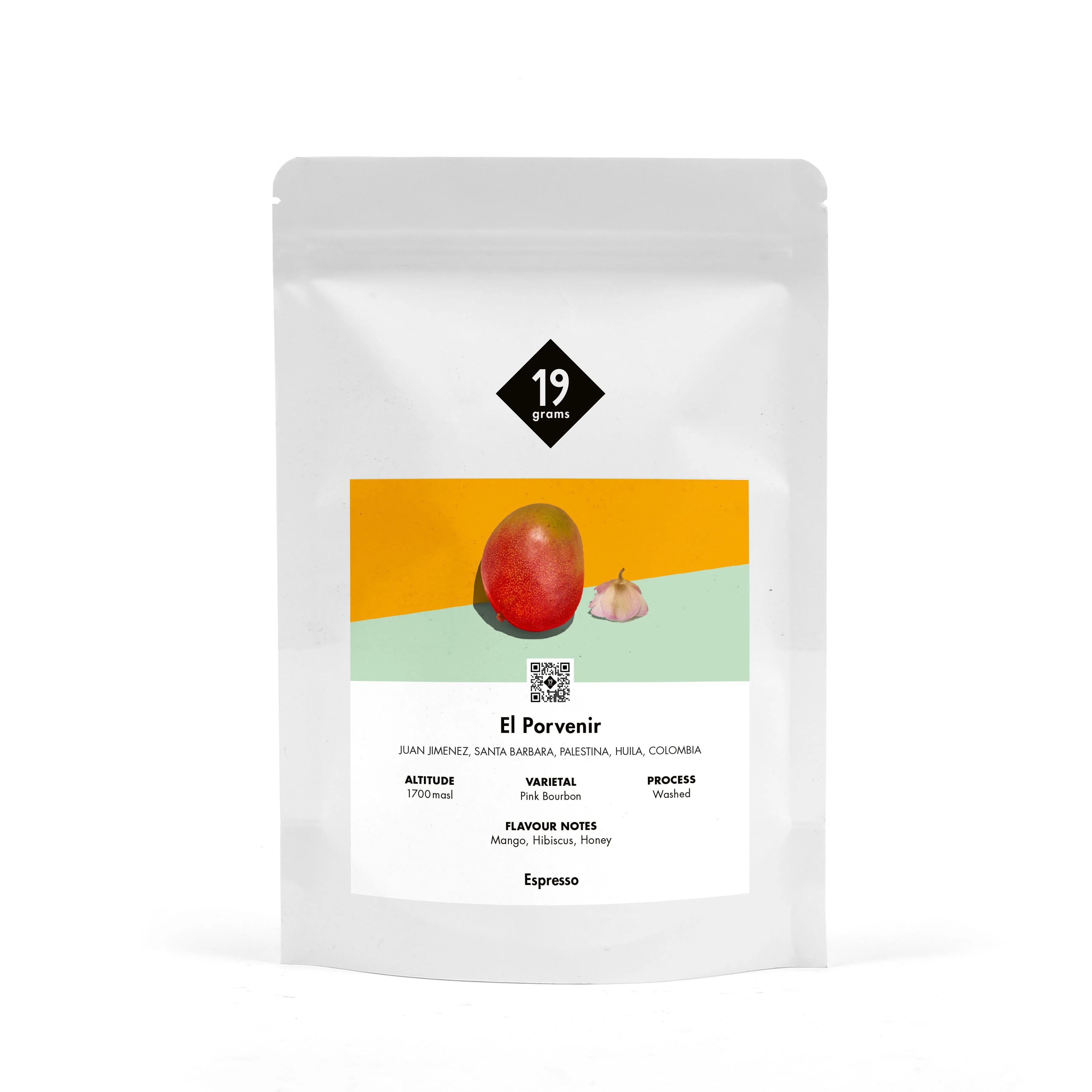 19grams El Povenir Espresso mit noten von Mango und Honey