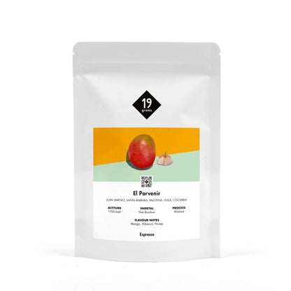 19grams El Povenir Espresso mit noten von Mango und Honey