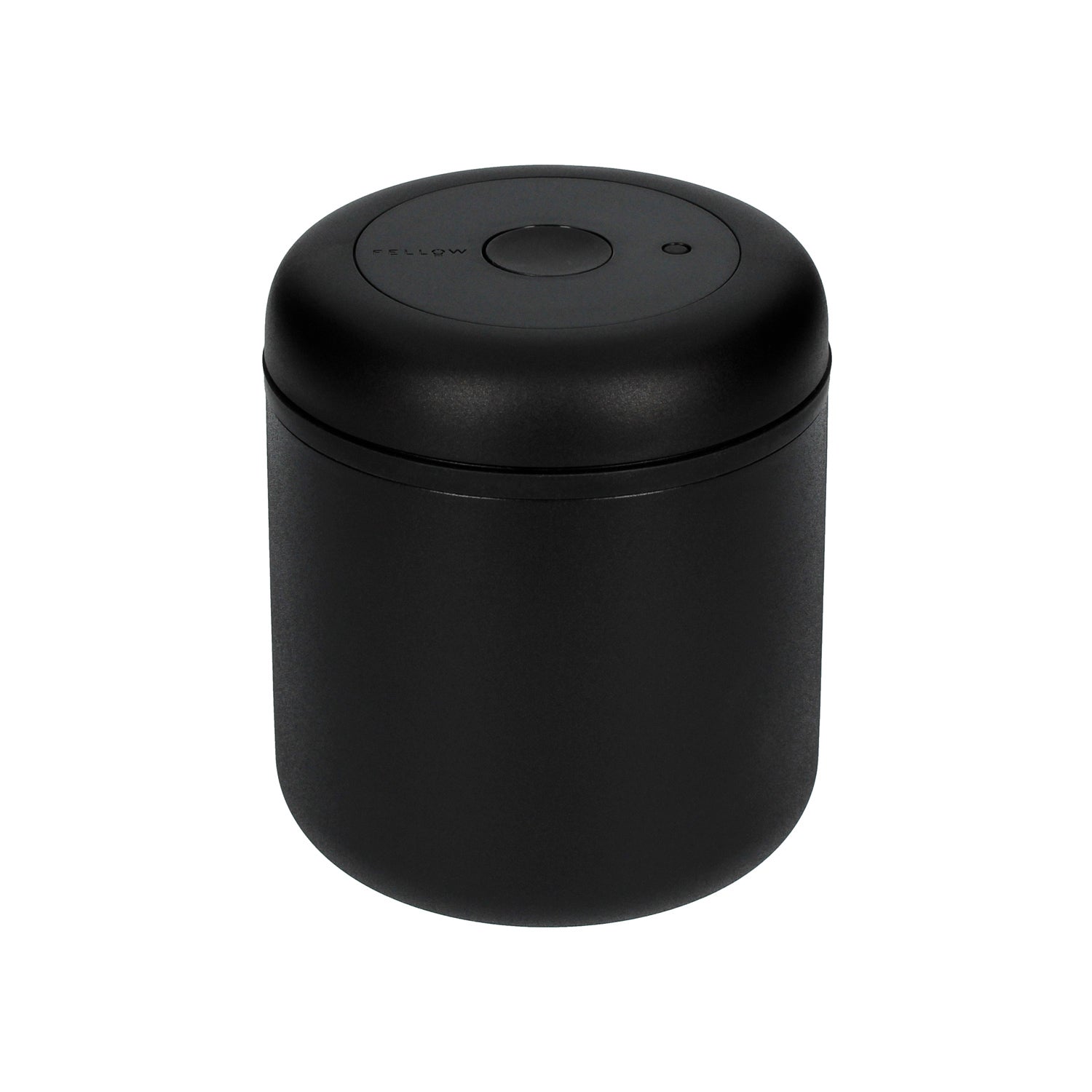 Fellow Atmos Canister Kaffee-Aufbewahrungsdose 700ml Matt-Schwarz – Vakuum-Frischhaltedose Draufsicht, weitere Ansicht im 19grams Berlin Shop