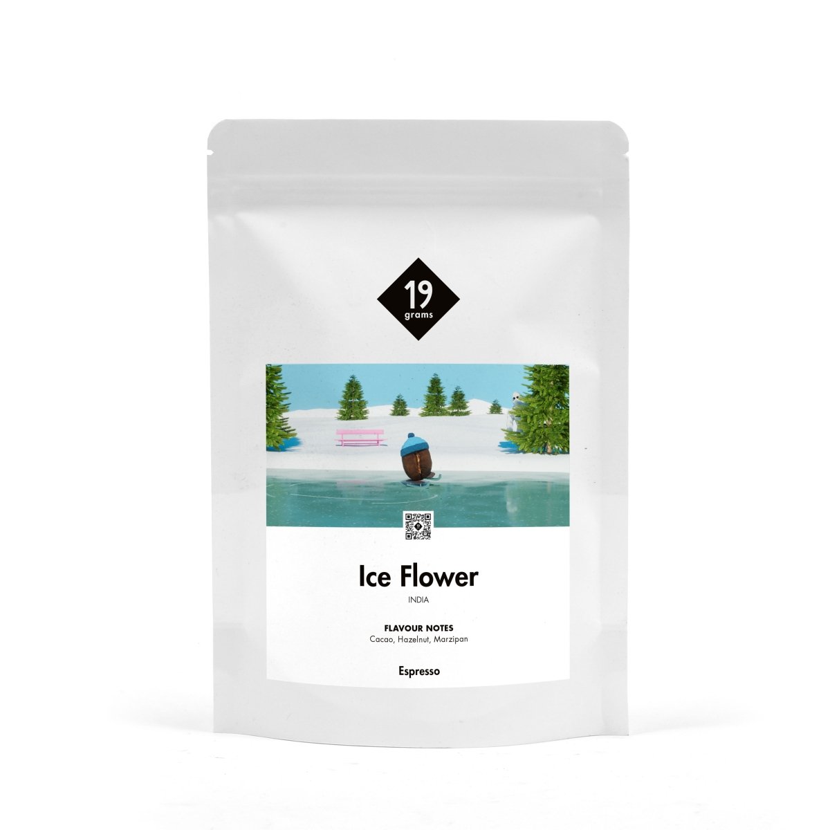 19grams Special Edition Ice Flower Schlittschuh laufender Kaffeebohne in der 250g Tüte