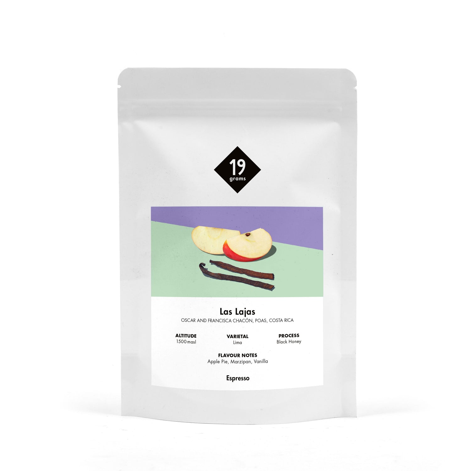 19grams Las Lajas Lima - Costa Rica Espresso 250g