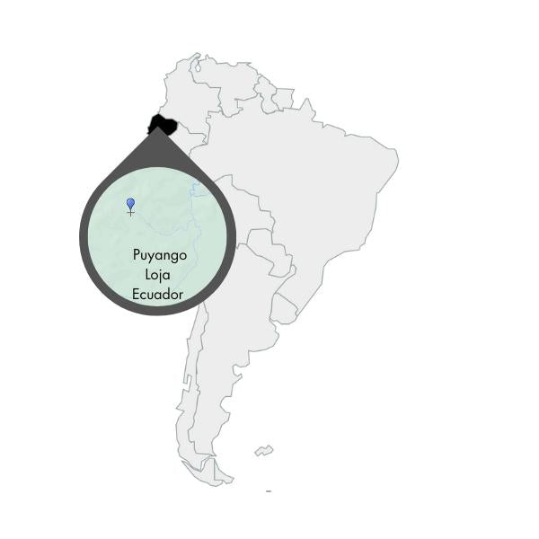 Map Ecuador Loja