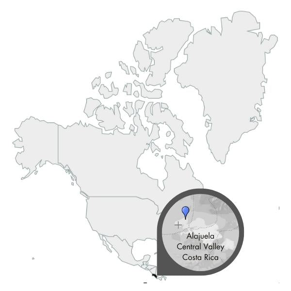 Map Sonora Costa Rica