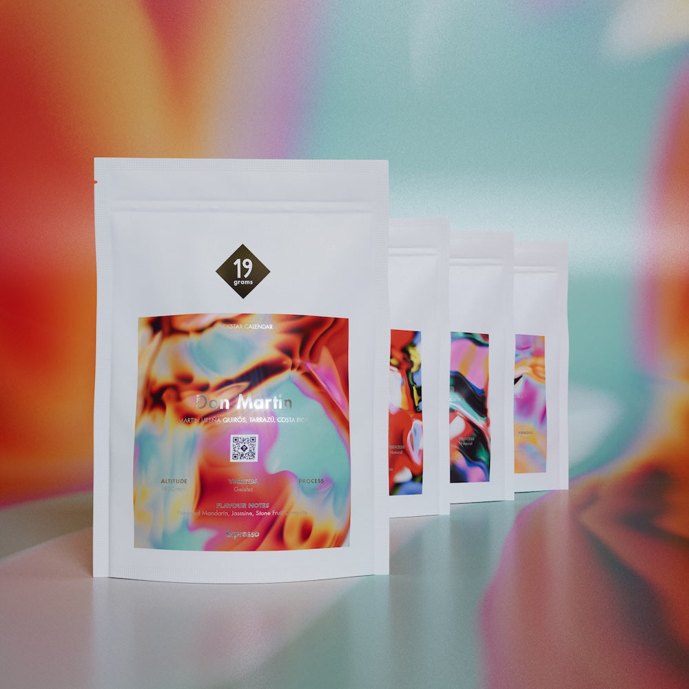 Rodckstar Sonntagsadventskalender mit 4 verschiedenen Kaffees