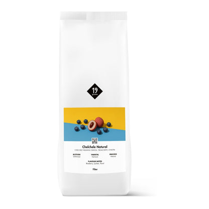 Chelchele Natural Filterkaffee von 19grams in der Kilotüte mit Noten von Blaubeere und Litschi