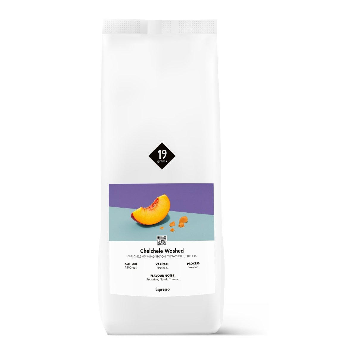 19grams Espresso Bohnen in der Kilo Variante mit Noten von Nektarine und Karamell