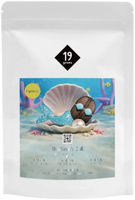 19grams The Siren’s Call Kaffee – 250 g – Espresso-Tüte mit dem Sirenen-Etikett