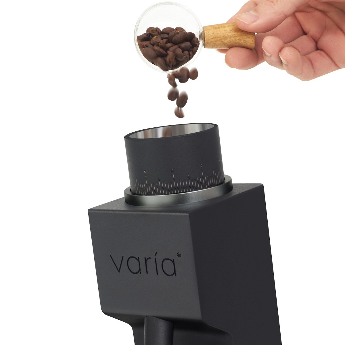 Varia VS3 (2nd Generation) - Espresso &amp; Filter Electric Coffee Grinder - Black - Bean Bros.