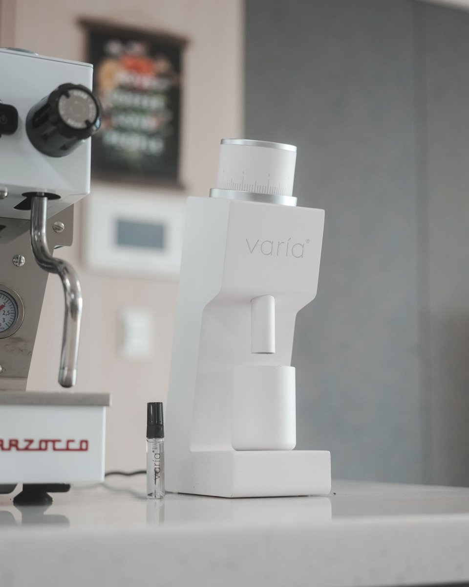 Varia VS3 (2nd Generation) - Espresso & Filter Electric Coffee Grinder - White - Bean Bros.