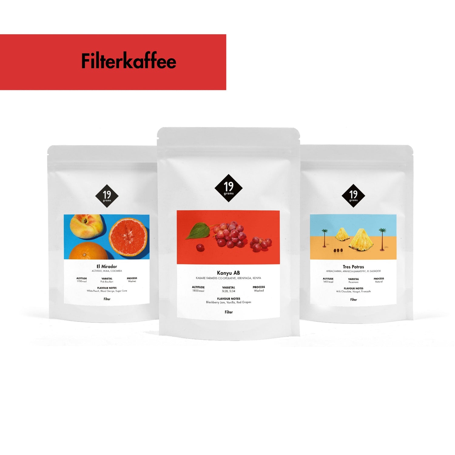 Kaffee Probierset Filter